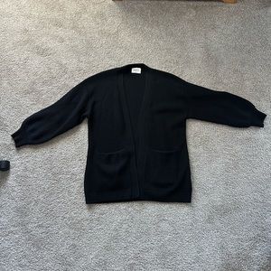 Aritzia Black Cardigan Sweater
